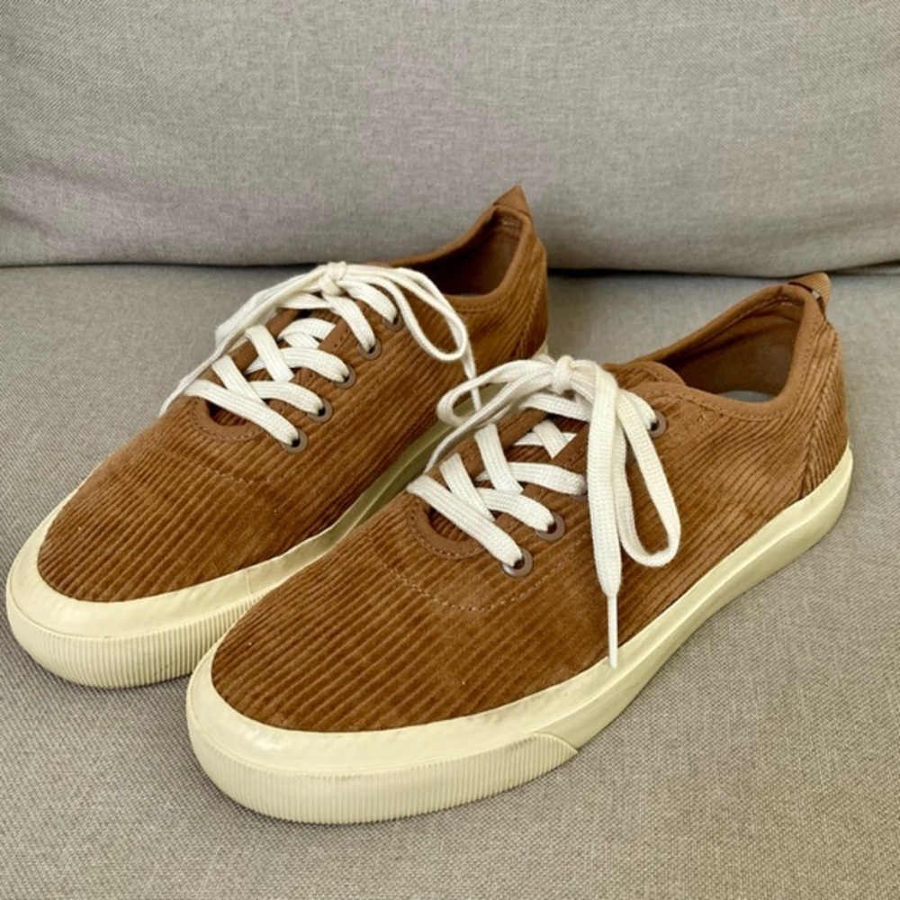 Everlane Corduroy | The Forever Sneakers | Cognac Brown Womans 8 | Mens 6.5